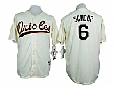 Baltimore Orioles #6 Jonathan Schoop Mitchell And Ness Cream 1954 Turn Back The Clock Stitched Jersey JiaSu,baseball caps,new era cap wholesale,wholesale hats